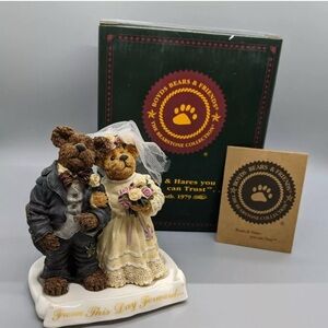 Boyds Bears "Mr. & Mrs. Everlove From This Day Forward" Wedding Marriage